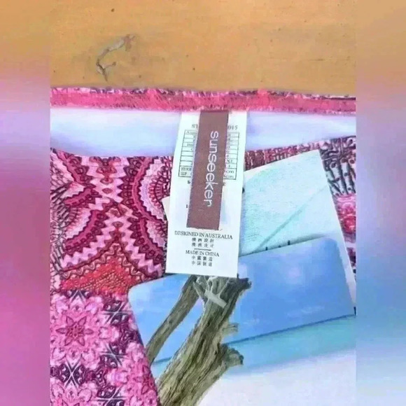 Sunseeker Multi Color Bikini Bottoms - size 16 NWT - Picture 4 of 5